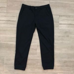 Uniqlo Men’s Black Cotton Casual Joggers 30x33